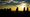 Silhouette einer Großstadt